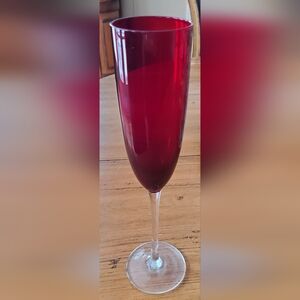 Lenox Holiday Gem Ruby Flutes, Set of 4